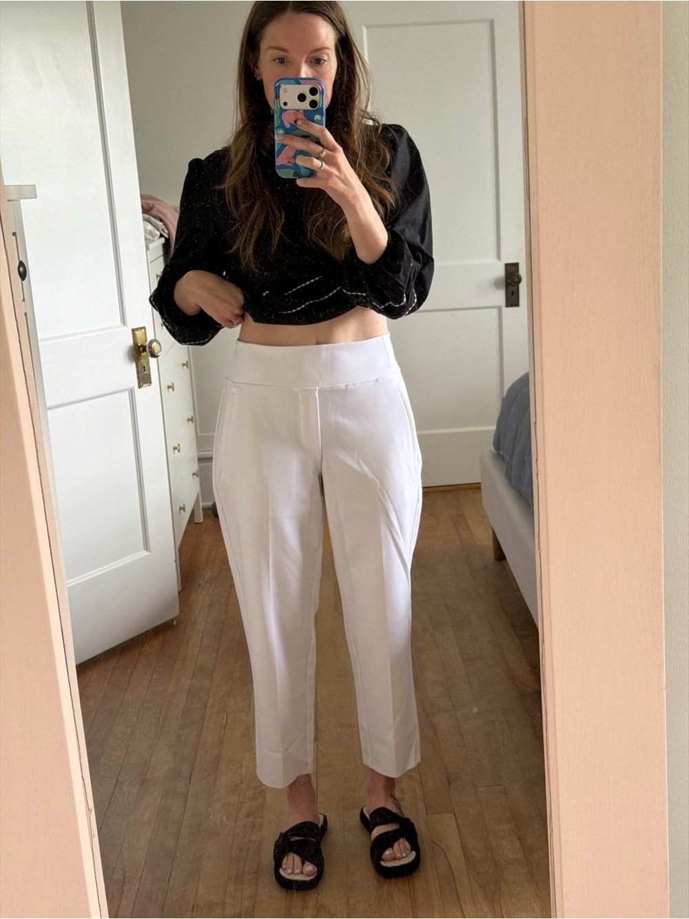 NWOT Athleta White Cropped Tailored Pants